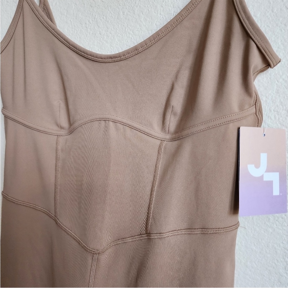 JoyLab Light Brown Women's Flare Long Bodysuit - Picture 5 of 7